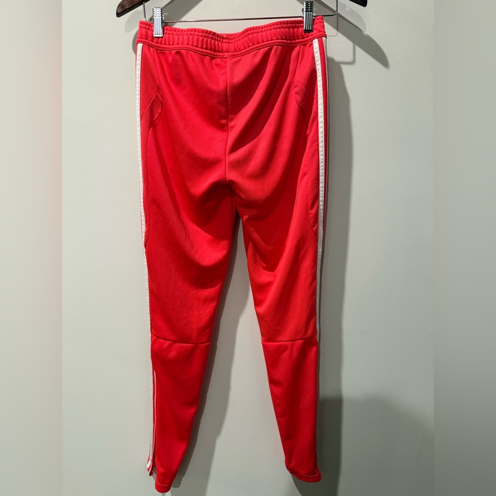 Adidas Women’s Red Joggers with White Stripes Size XS - Picture 5 of 7